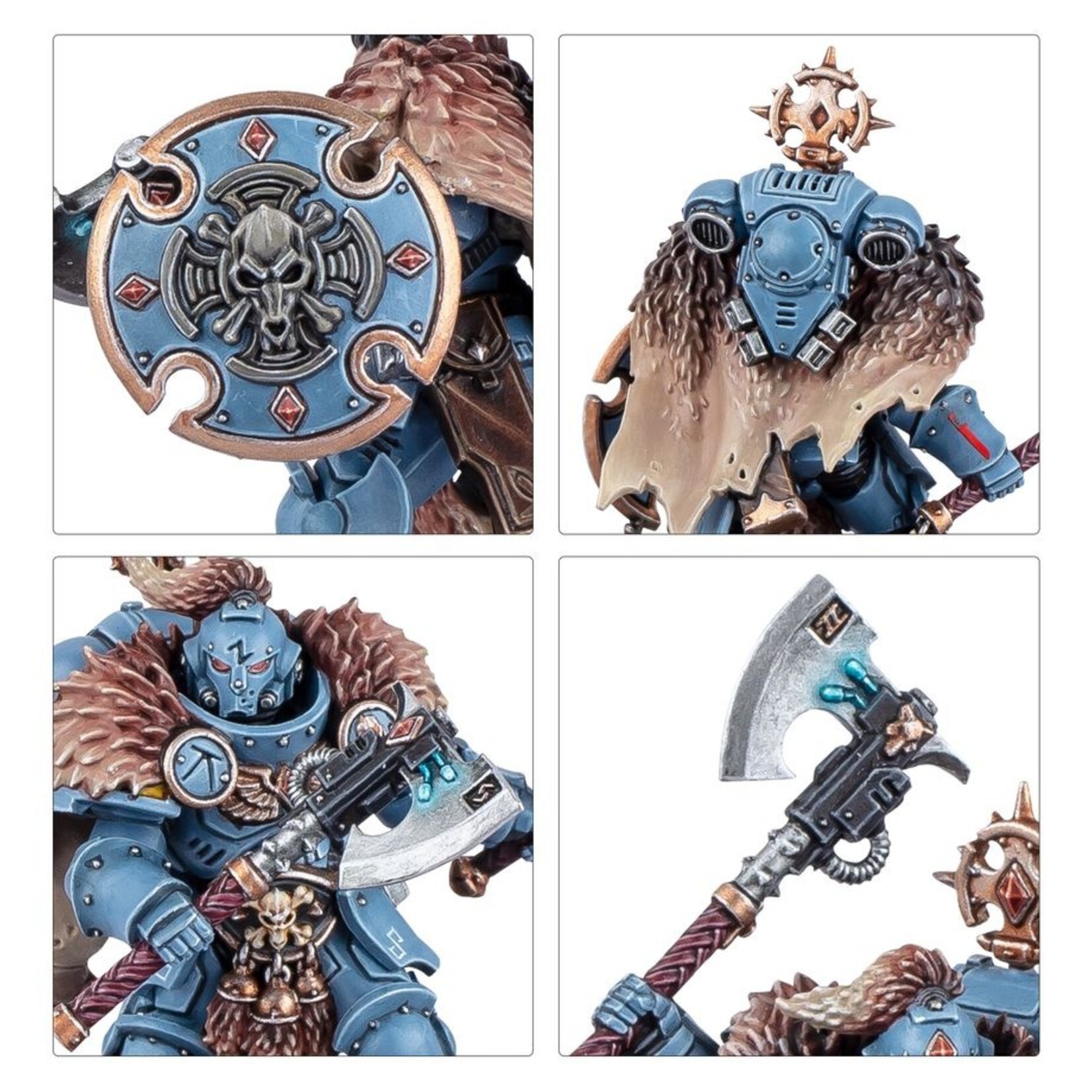 Games Workshop Space Wolves Wolf Guard Headtakers