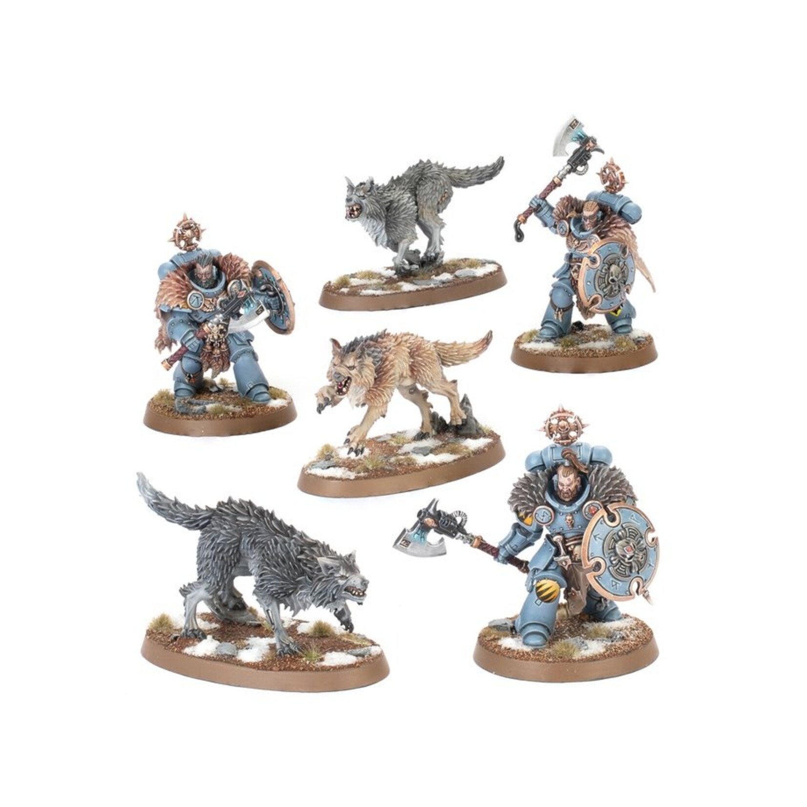 Games Workshop Space Wolves Wolf Guard Headtakers