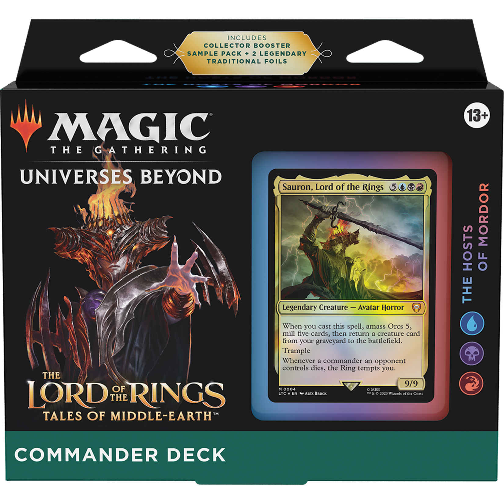 Wizards of the Coast MtG The Lord of the Rings: Tales of Middle Earth Commander Deck Set (EN) **