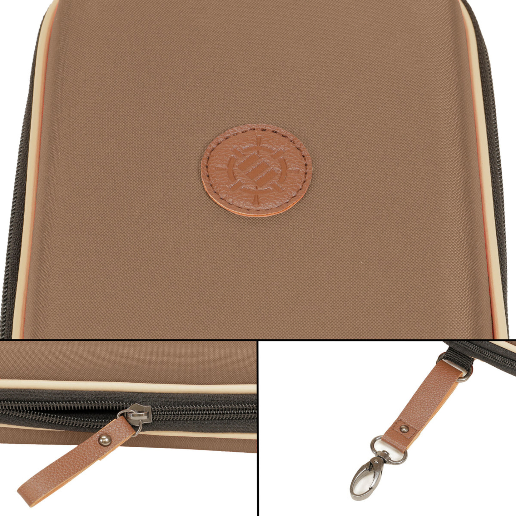 Enhance ENHANCE Dice Case and Tray (Designer Edition) - Tan