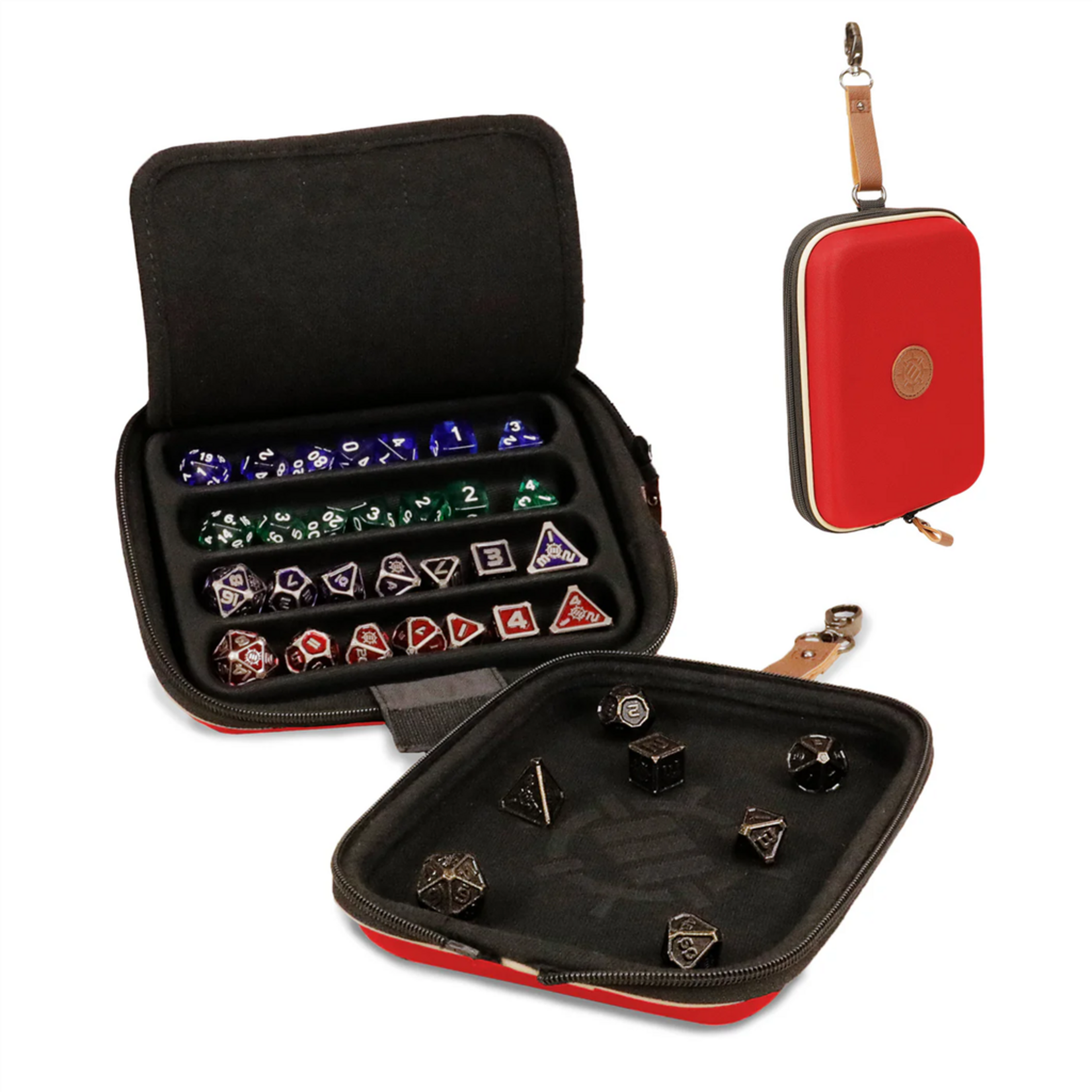 Enhance ENHANCE Dice Case and Tray (Designer Edition) - Red