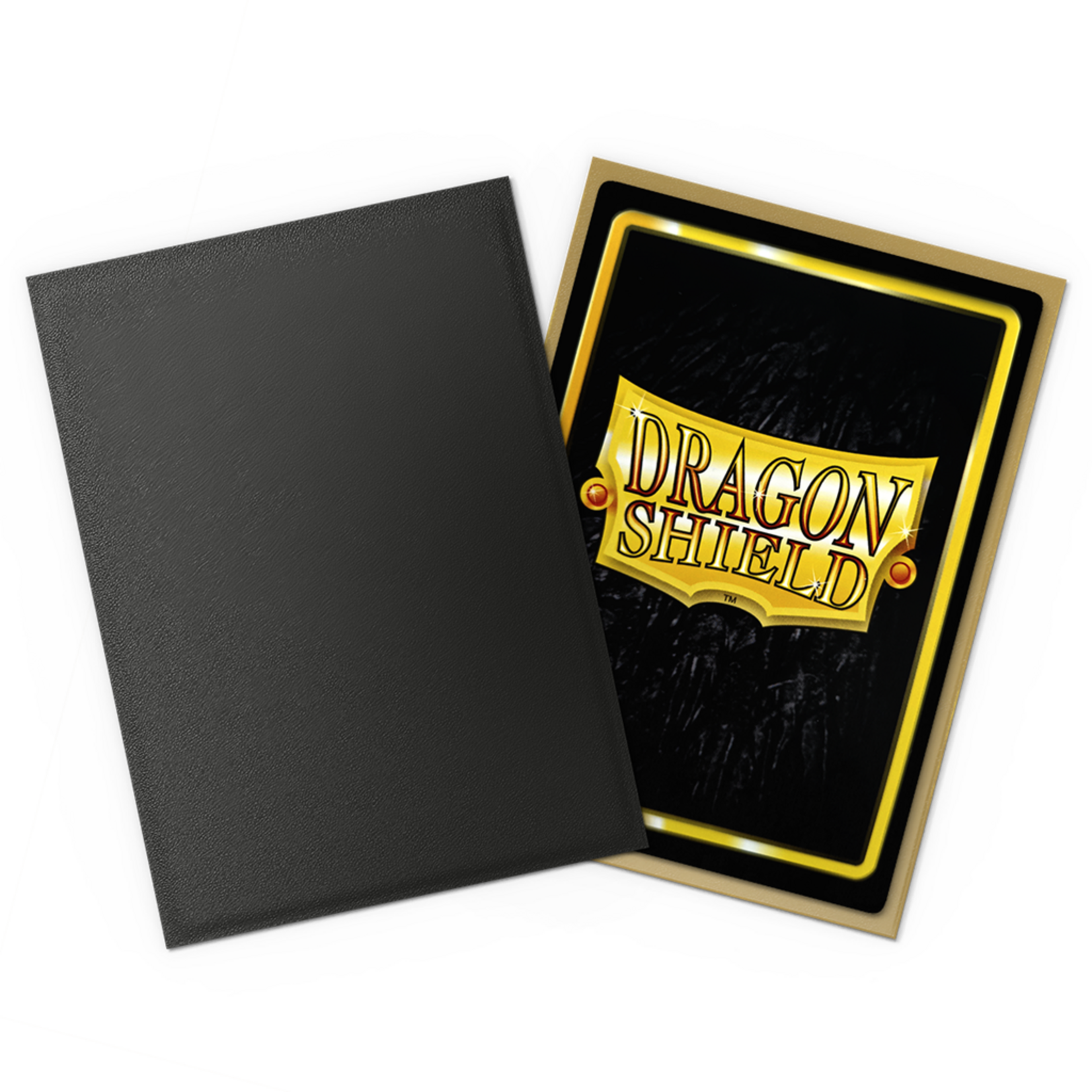 Dragonshield Dragonshield 100 Box Dual Matte Sleeves Black & Gold