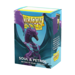 Dragonshield Dragonshield 100 Box Dual Matte Sleeves Soul & Petrol