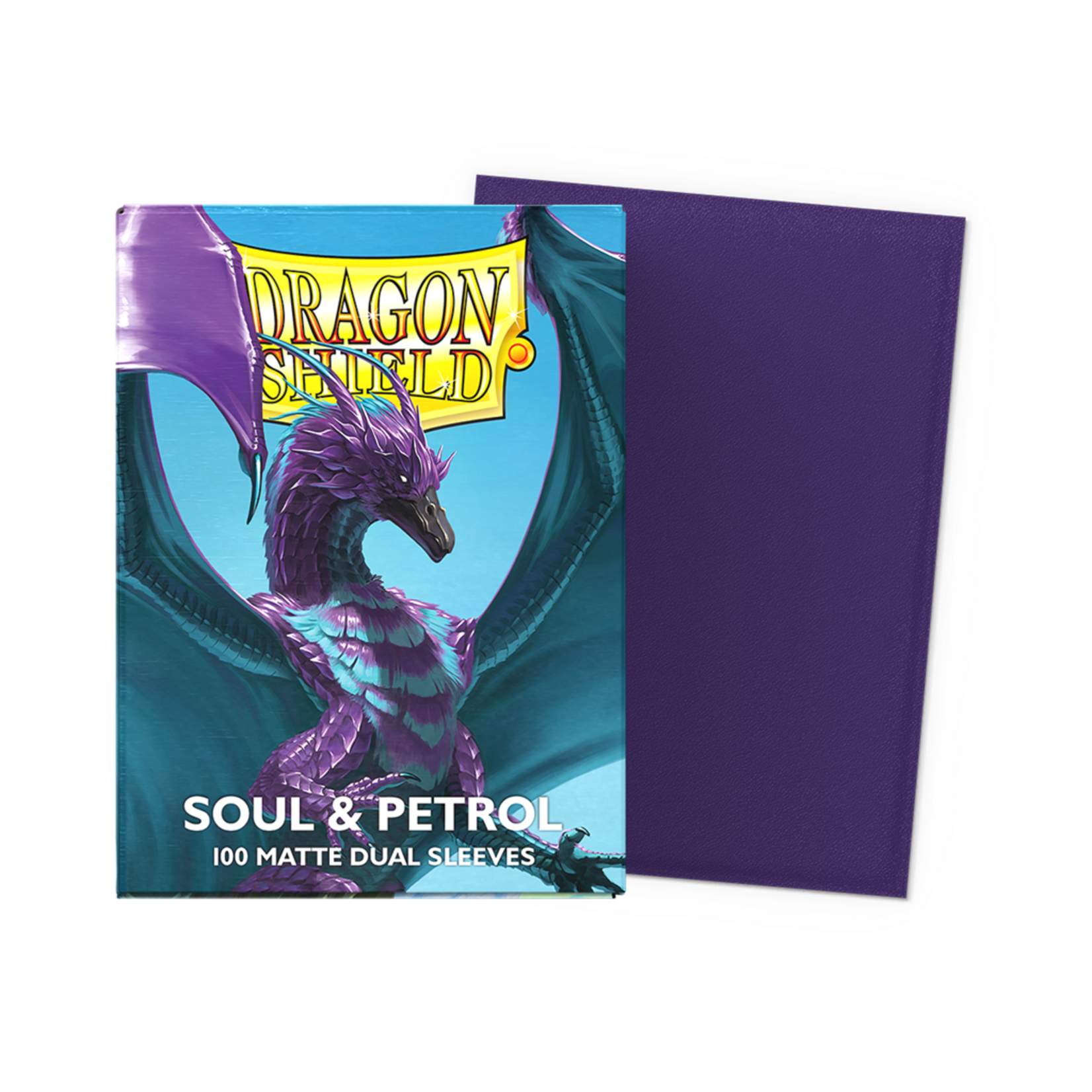 Dragonshield Dragonshield 100 Box Dual Matte Sleeves Soul & Petrol