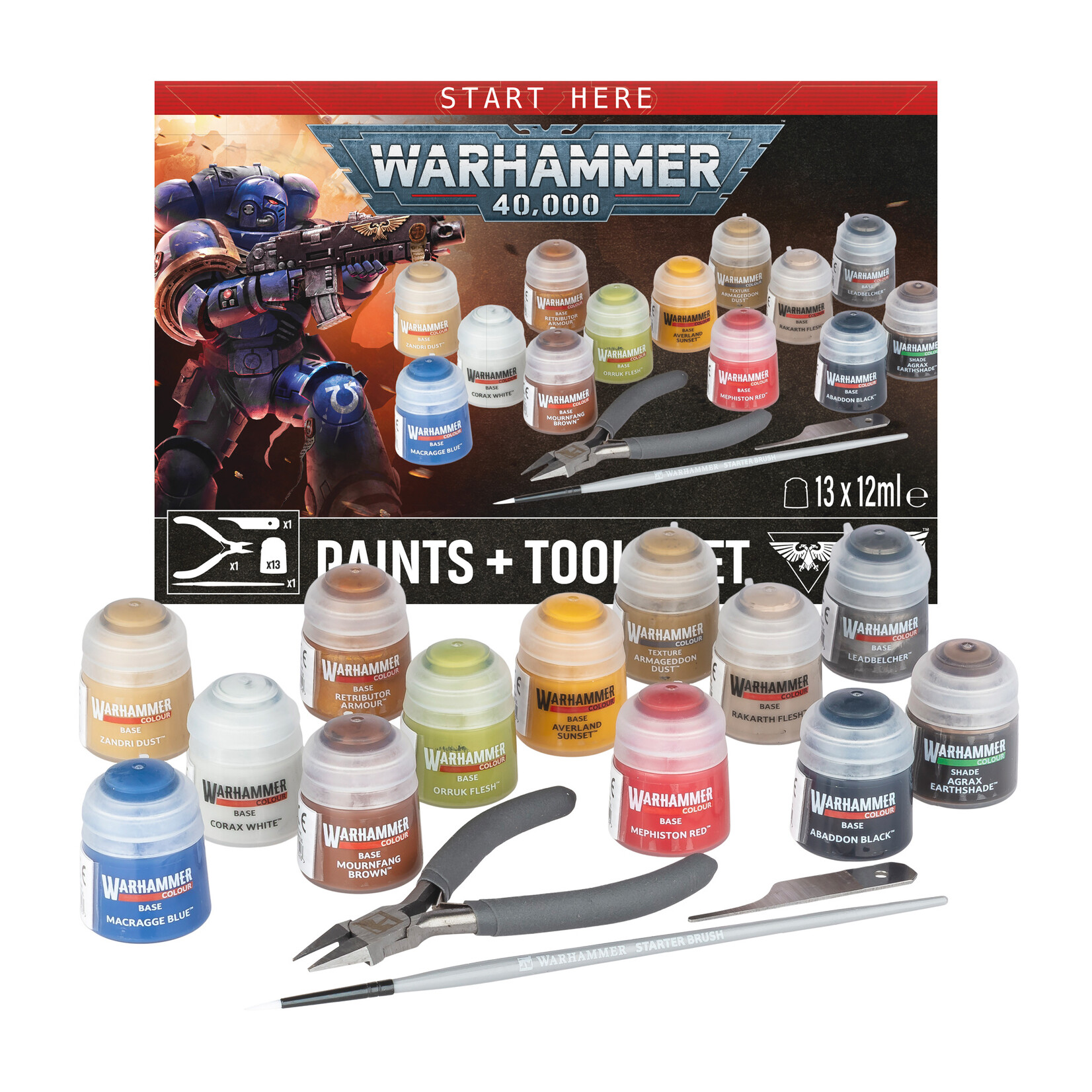 Games Workshop Warhammer 40.000 : Paints + Tools