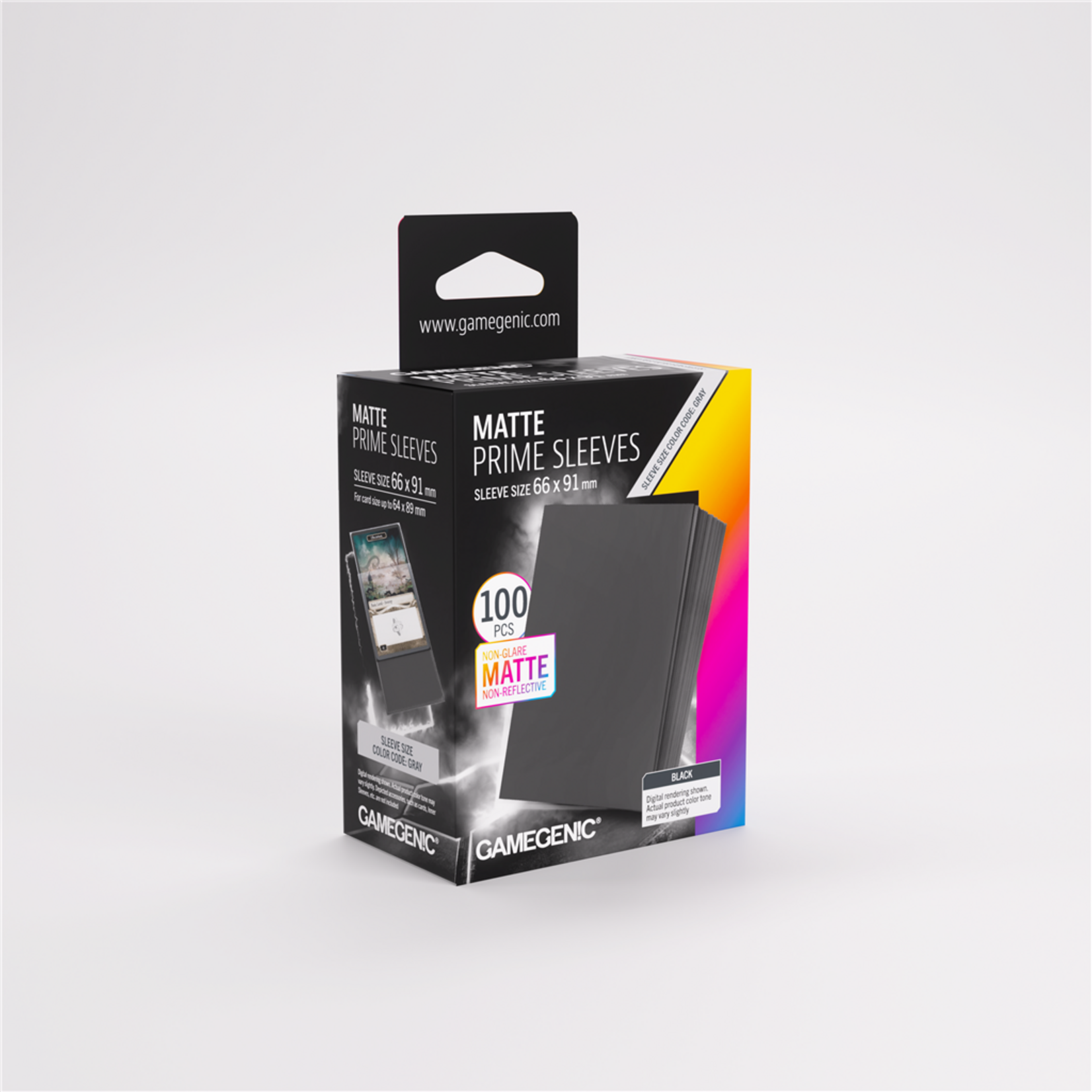 Gamegenic Gamegenic Matte Prime Sleeves Black (100)