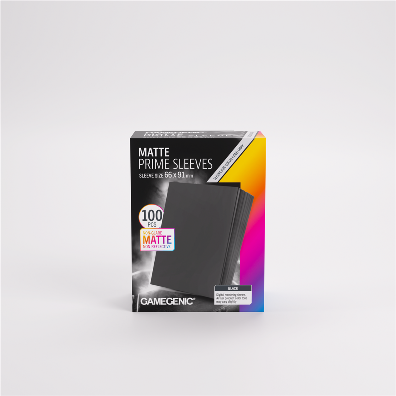 Gamegenic Gamegenic Matte Prime Sleeves Black (100)