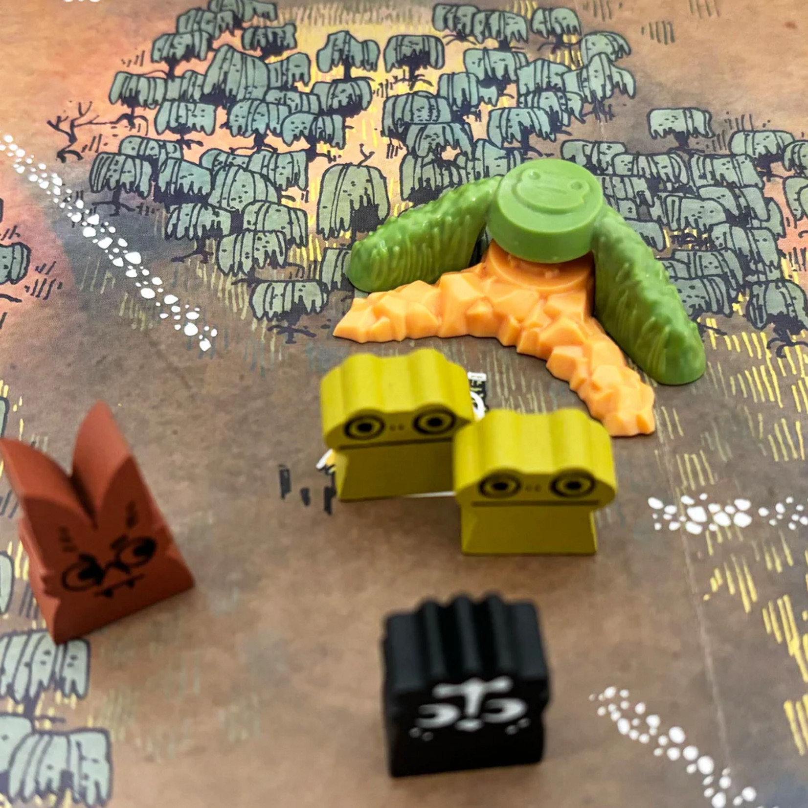 Leder Games Root: Deluxe Frog Clearing Markers (Pre-order)