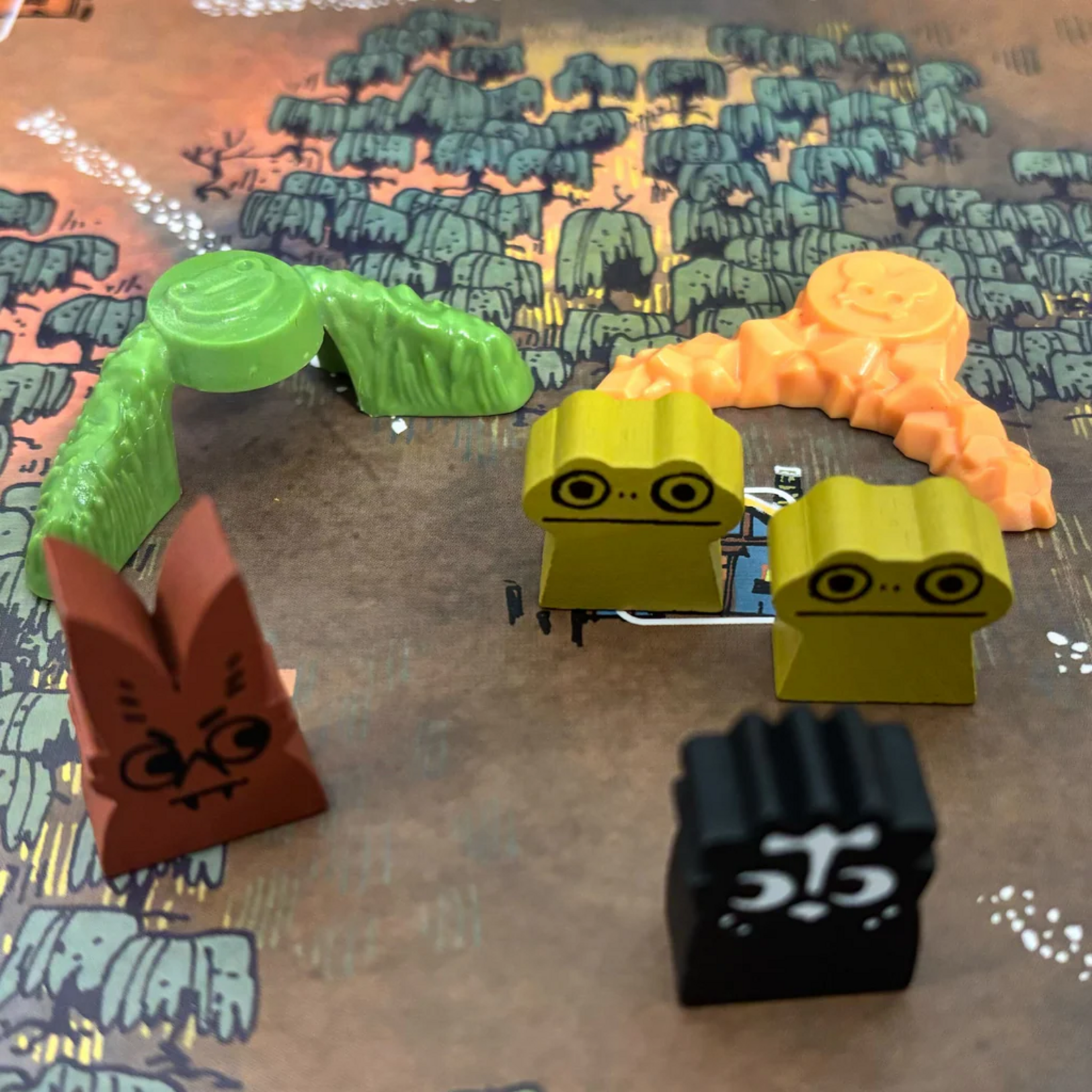 Leder Games Root: Deluxe Frog Clearing Markers (Pre-order)
