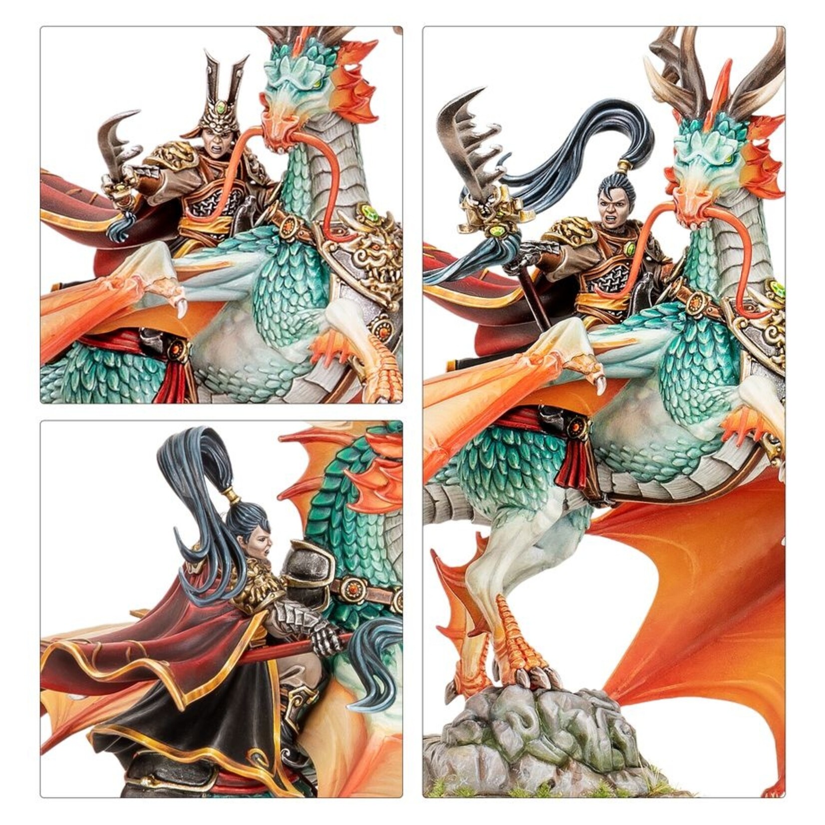 Games Workshop Grand Cathay Shugengan Lord on Great Spirit Longma