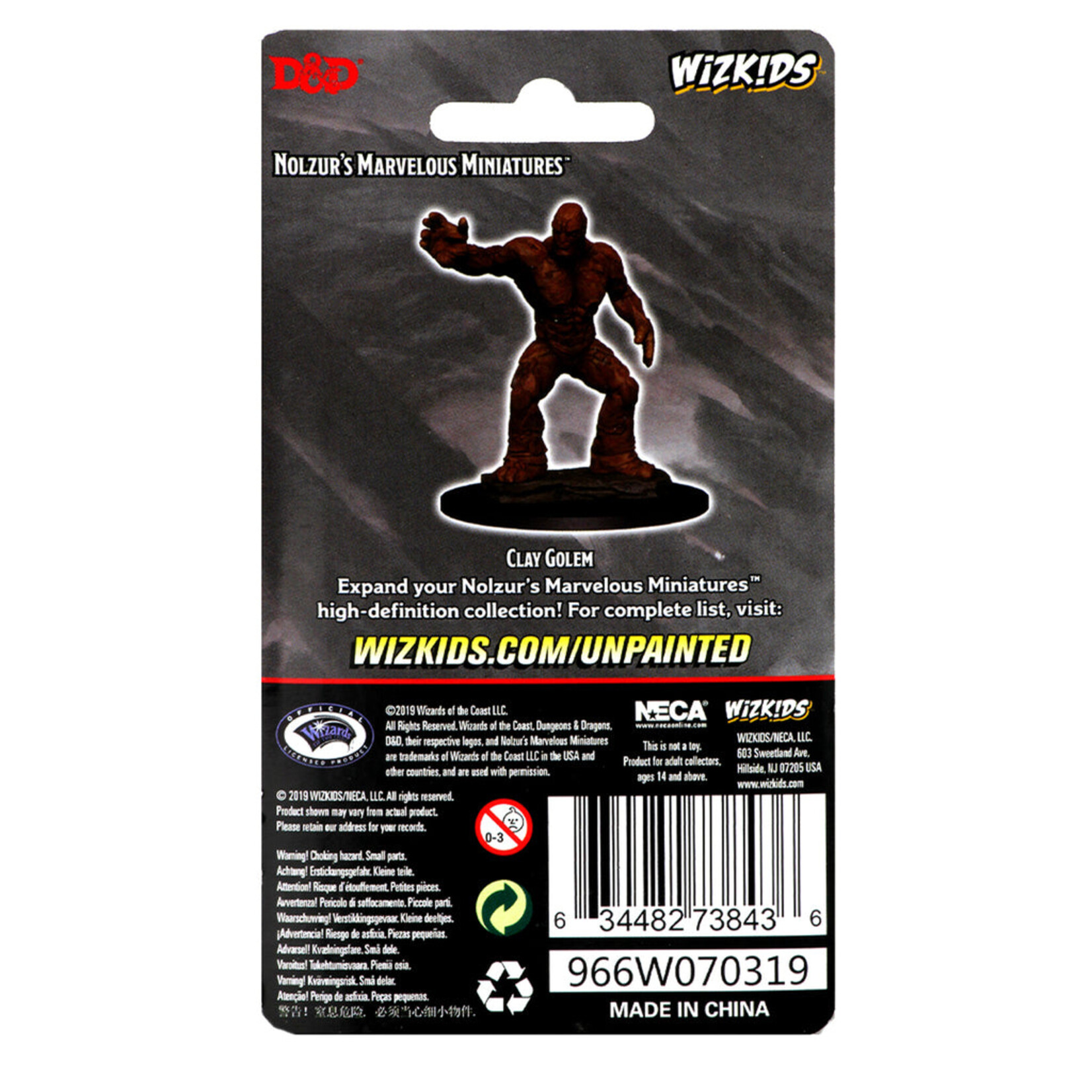 Wizkids D&D Nolzur's Marvelous Miniatures Clay Golem