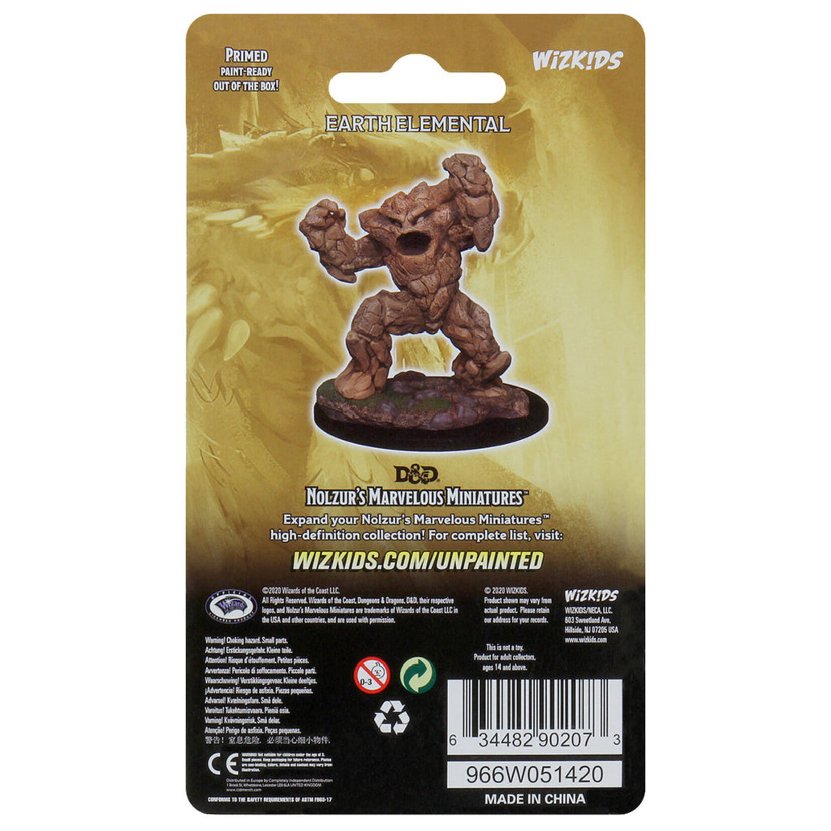 Wizkids D&D Nolzur's Marvelous Miniatures Earth Elemental