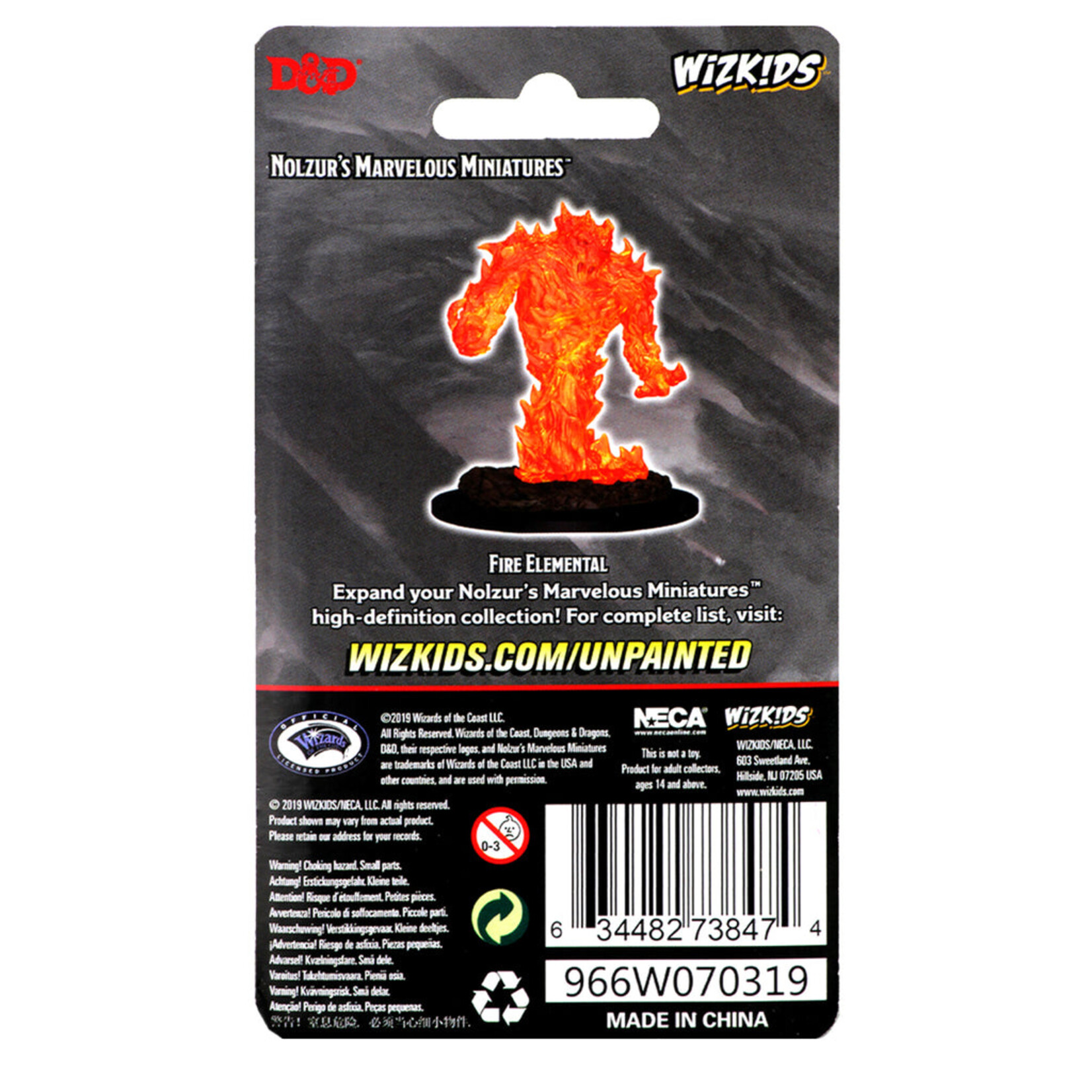 Wizkids D&D Nolzur's Marvelous Miniatures Fire Elemental