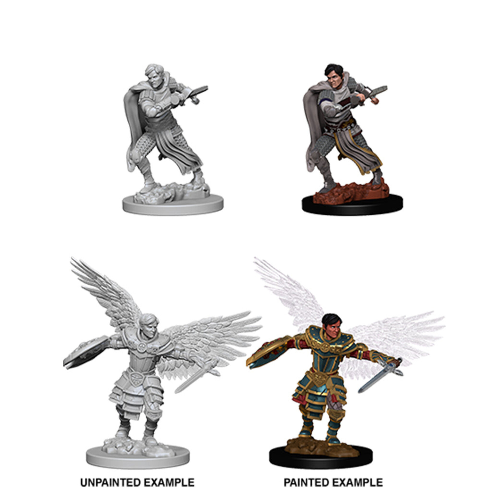 Wizkids D&D Nolzur's Marvelous Miniatures Aasimar Fighter Male