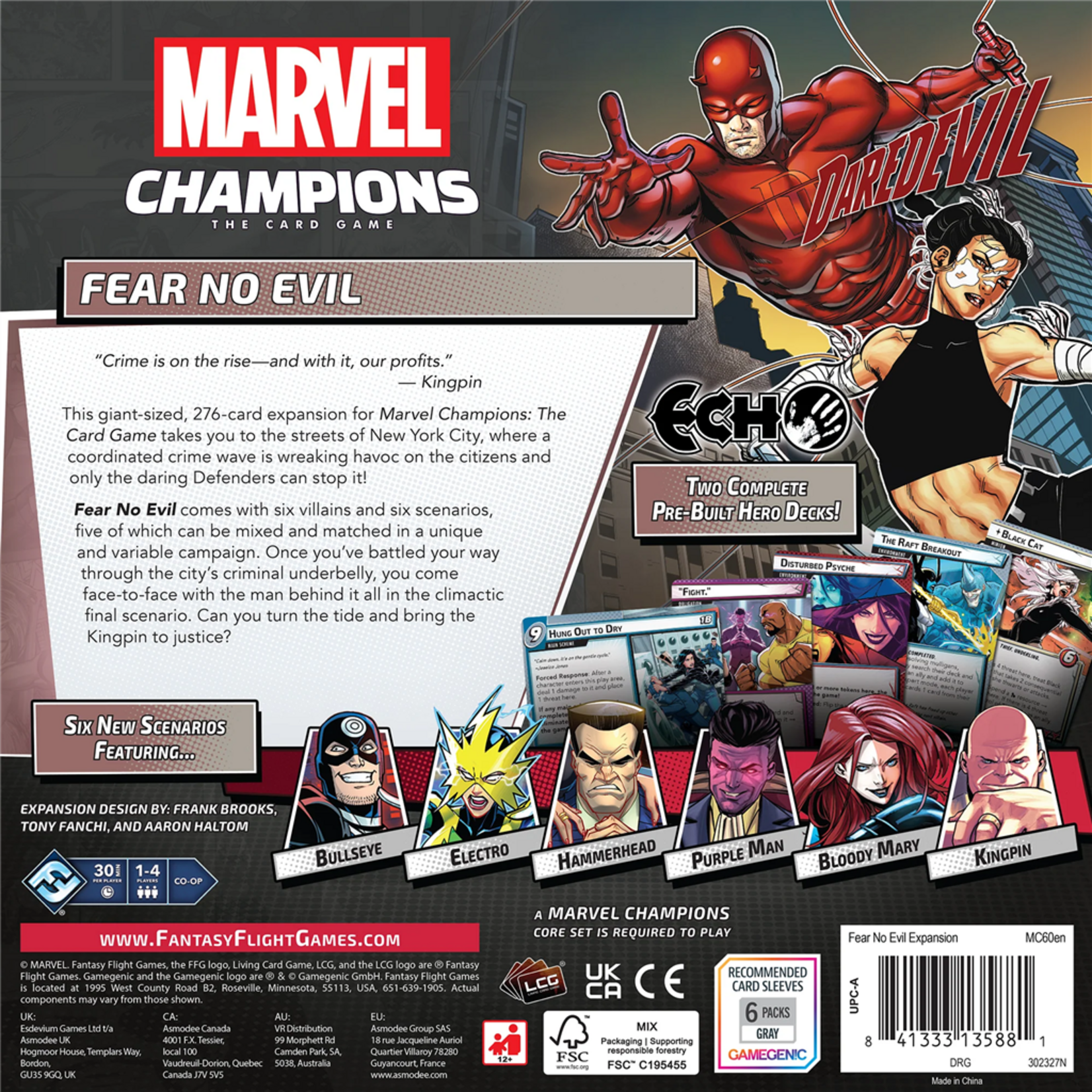 Fantasy Flight Games Marvel Champions LCG: Fear no Evil (EN)