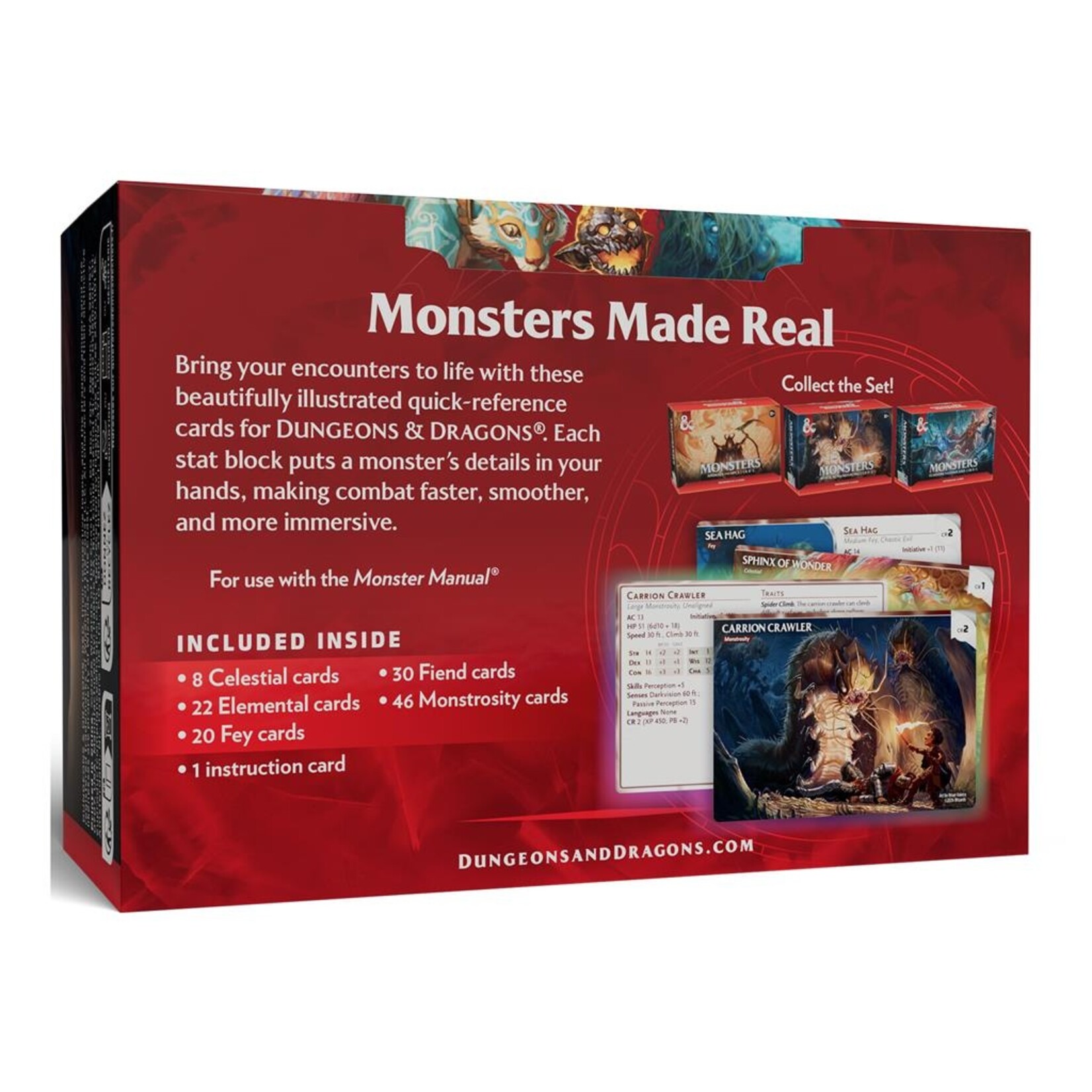 Wizards of the Coast D&D 5e Reference Cards Monsters: Mystical and Menacing (EN) (Pre-order)