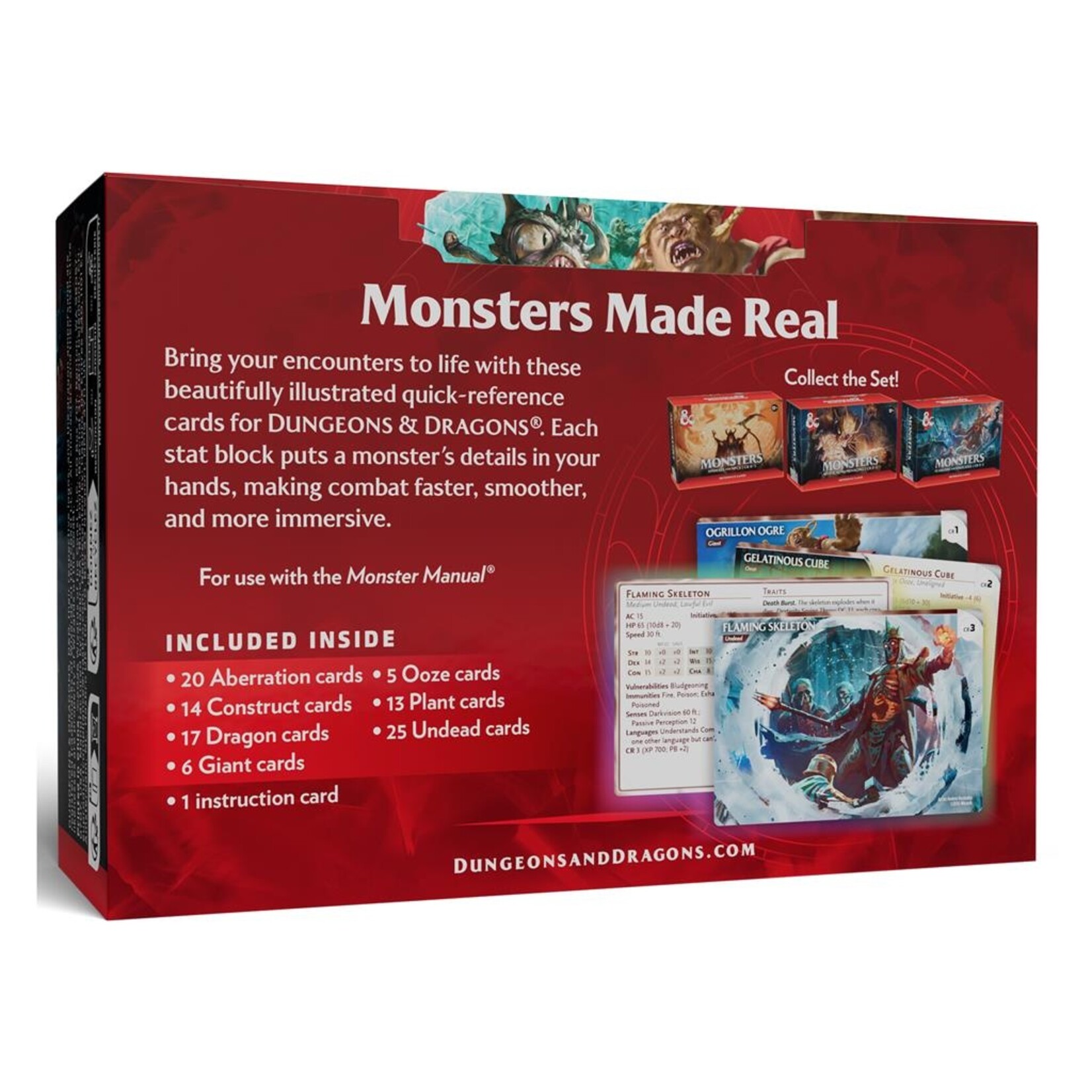 Wizards of the Coast D&D 5e Reference Cards Monsters: Fearsome and Ferocious (EN) (Pre-order)