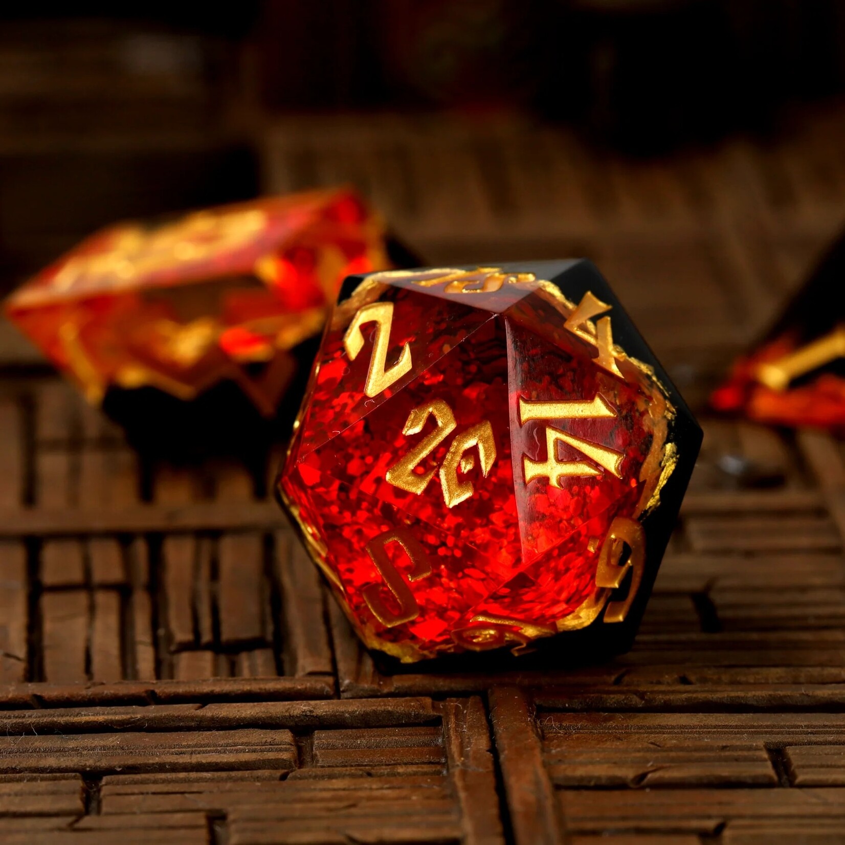 Glass Staff Crit Stones Gemcutter's Ruby Geode