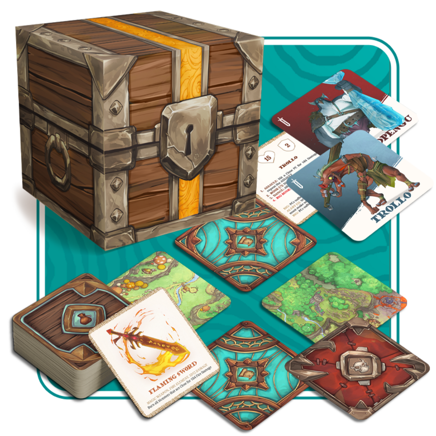 Free League Publishing Twilight Sword RPG: Card Chest(EN) (Pre-order)