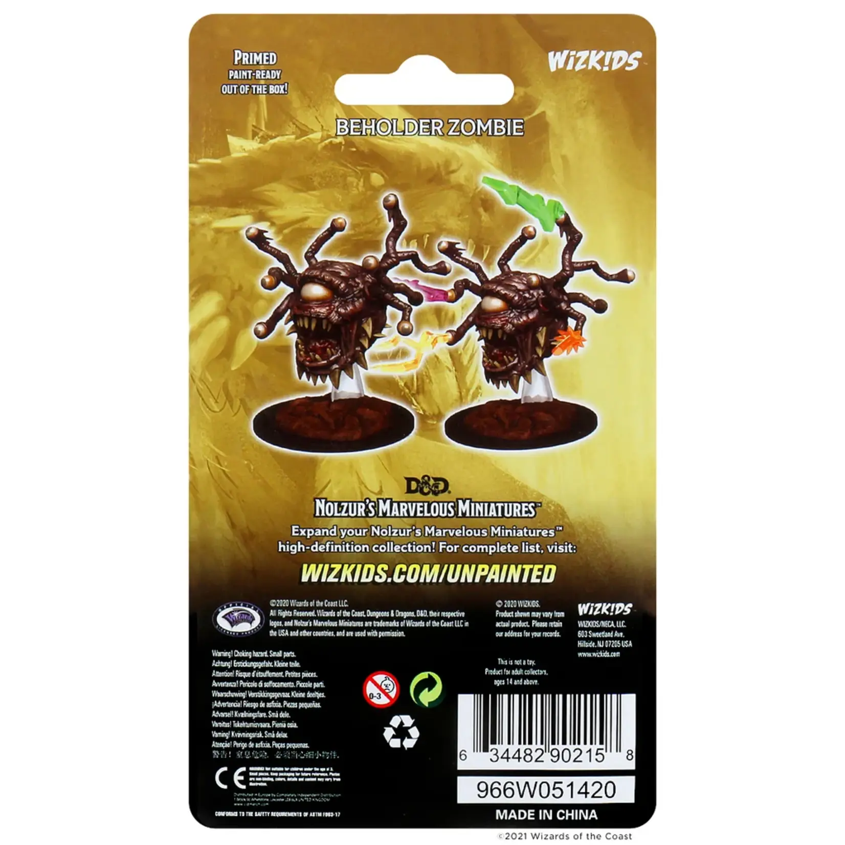 Wizkids D&D Nolzur's Marvelous Miniatures Beholder Zombie