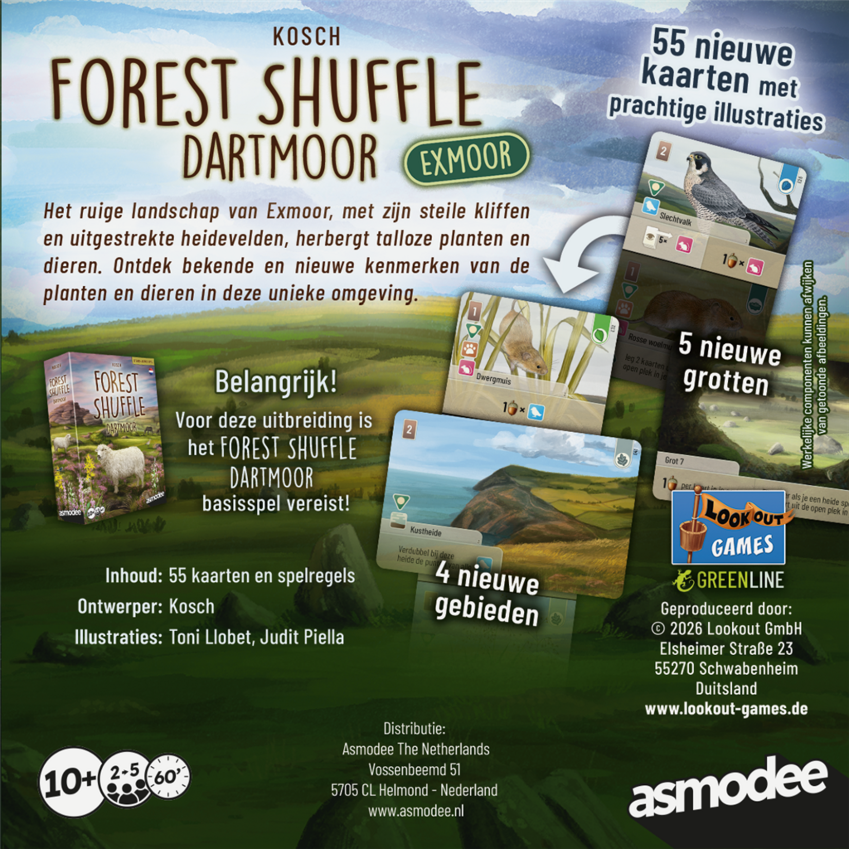 Lookout Games Forest Shuffle Dartmoor: Exmoor (NL)