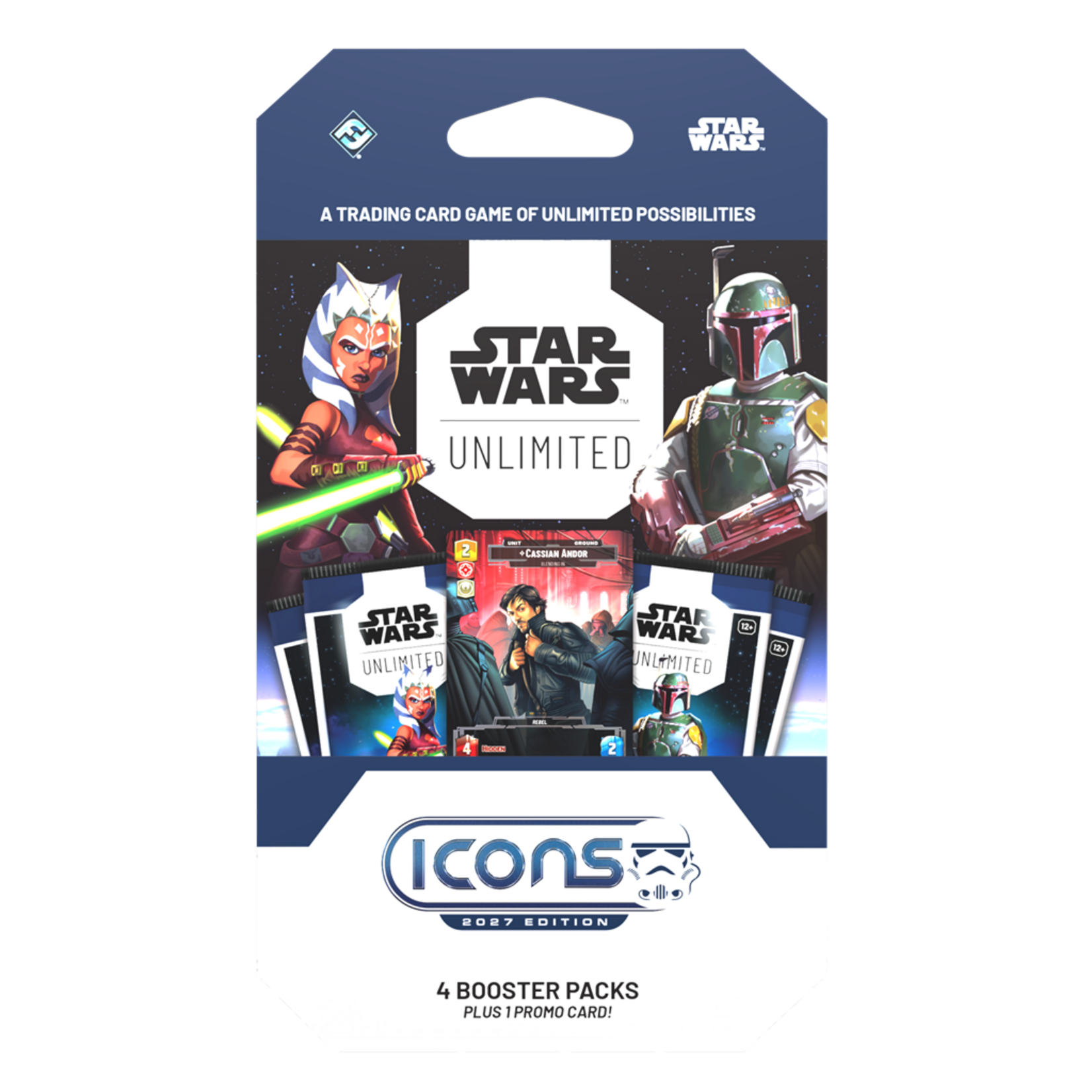 Fantasy Flight Games SWU Icons 2027: 4-Pack Booster (Pre-order)