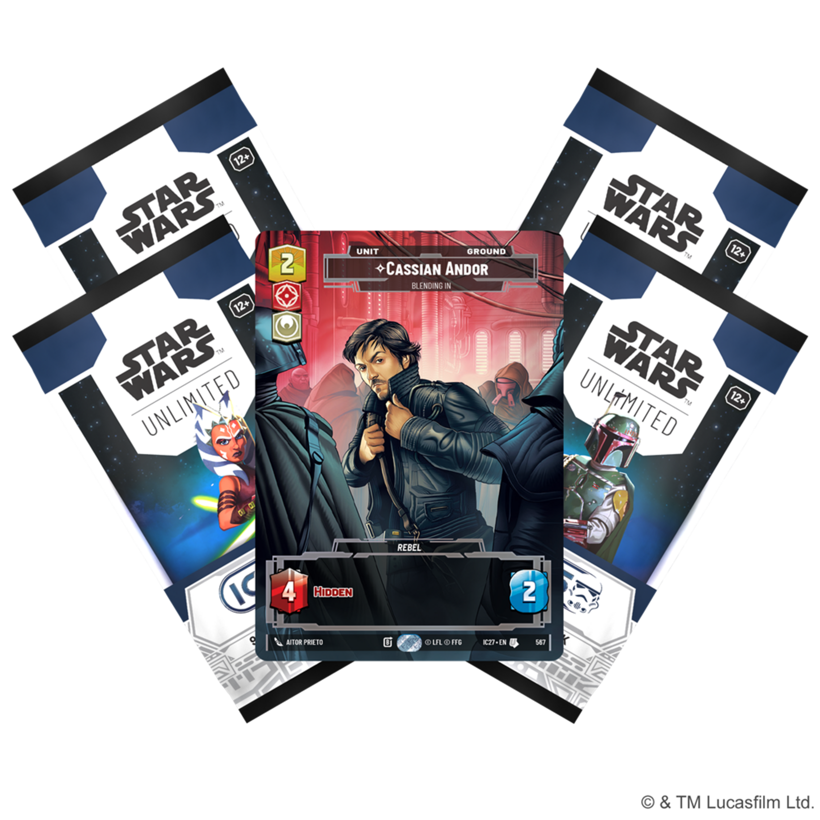 Fantasy Flight Games SWU Icons 2027: 4-Pack Booster (Pre-order)