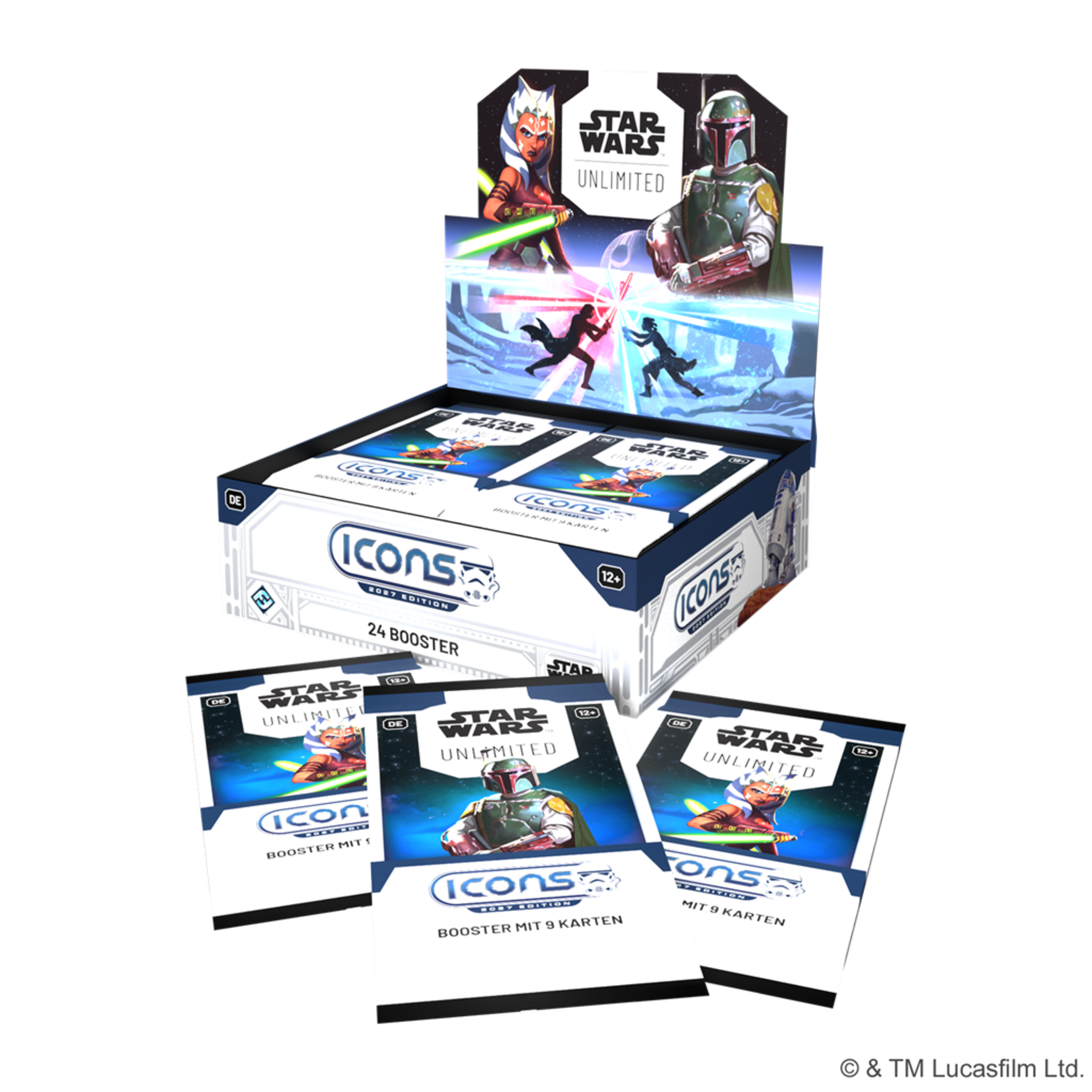 Fantasy Flight Games SWU Icons 2027: Case of 6 Booster Display (Pre-order)