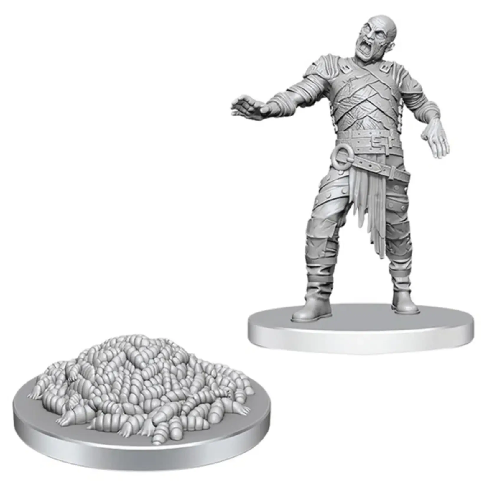 Wizkids D&D Nolzur's Marvelous Miniatures Swarm of Rot Grubs & Rot Grub Victim