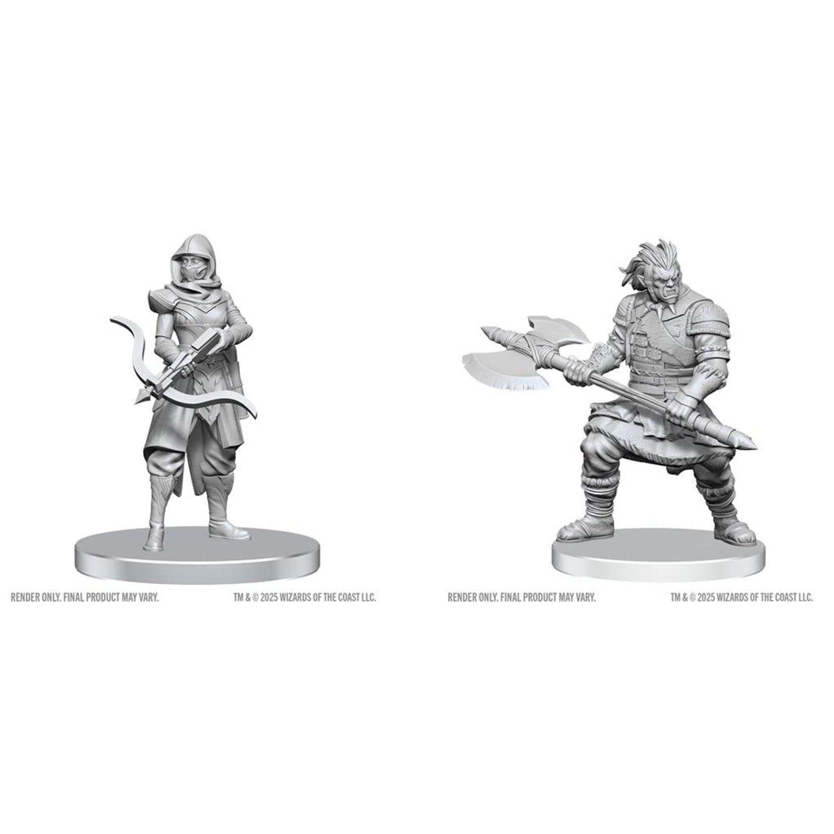 Wizkids D&D Nolzur's Marvelous Miniatures Assassin & Berserker