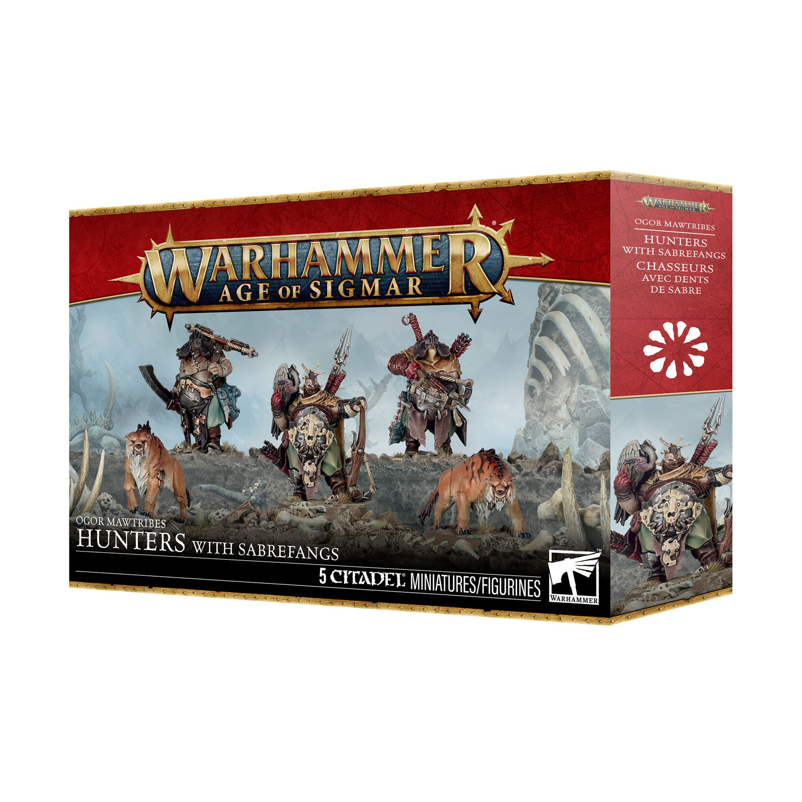 Games Workshop Ogor Mawtribes Hunters with Sabrefangs