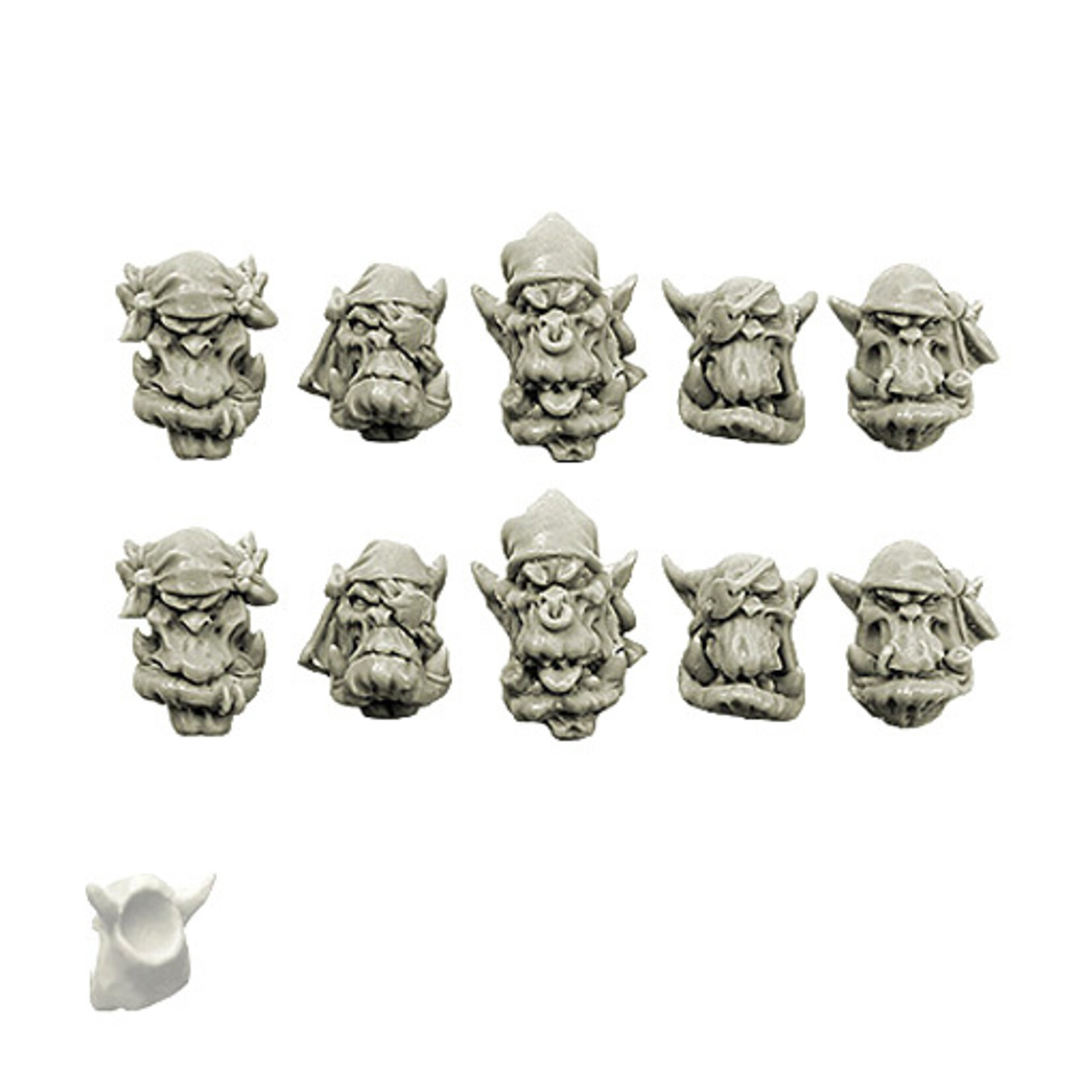 Spellcrow Orcs Freebooters Heads (ver. 2)