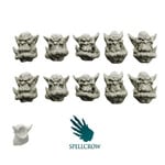 Spellcrow Orcs Standard Heads (ver. 3)