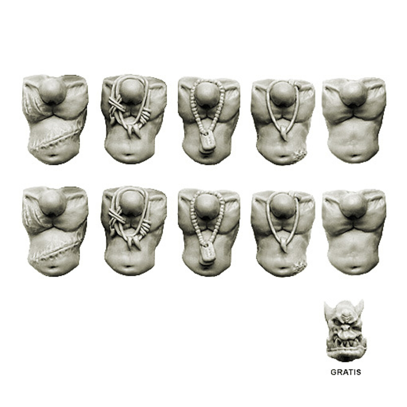 Spellcrow Orc Torsos