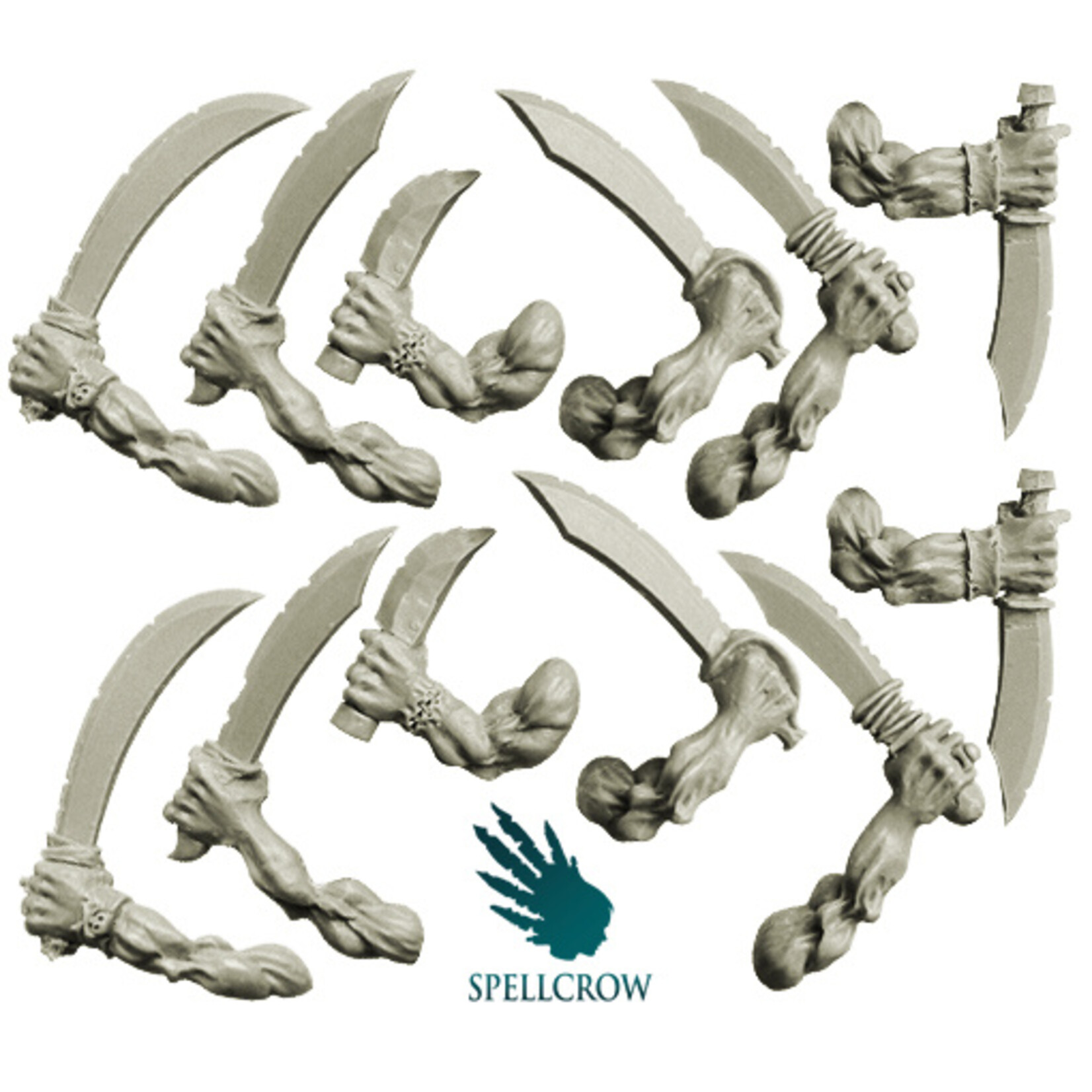 Spellcrow Orcs Freebooters Hands with Sabres
