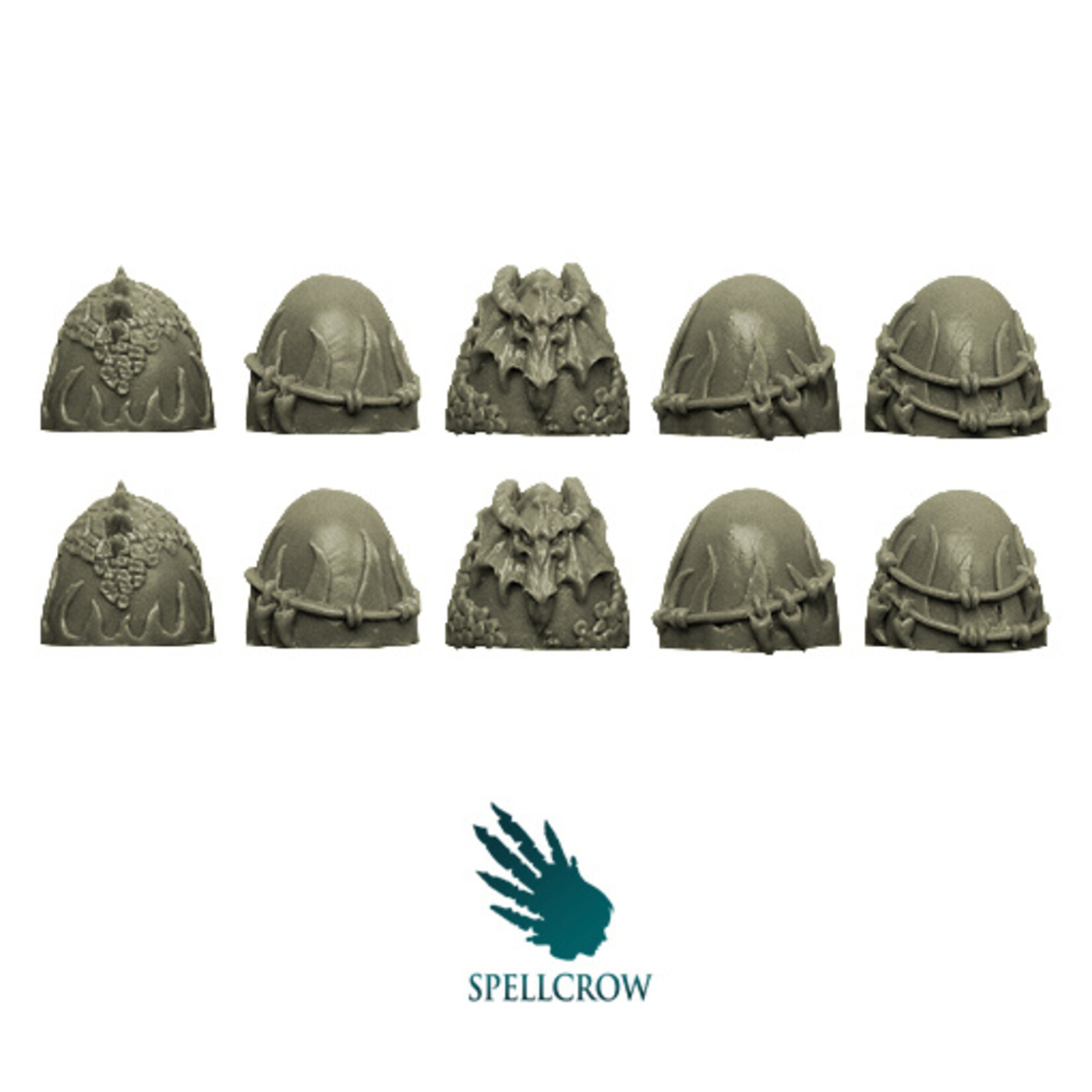 Spellcrow Salamandra / Dragons Knights Shoulder Pads (ver. 2)