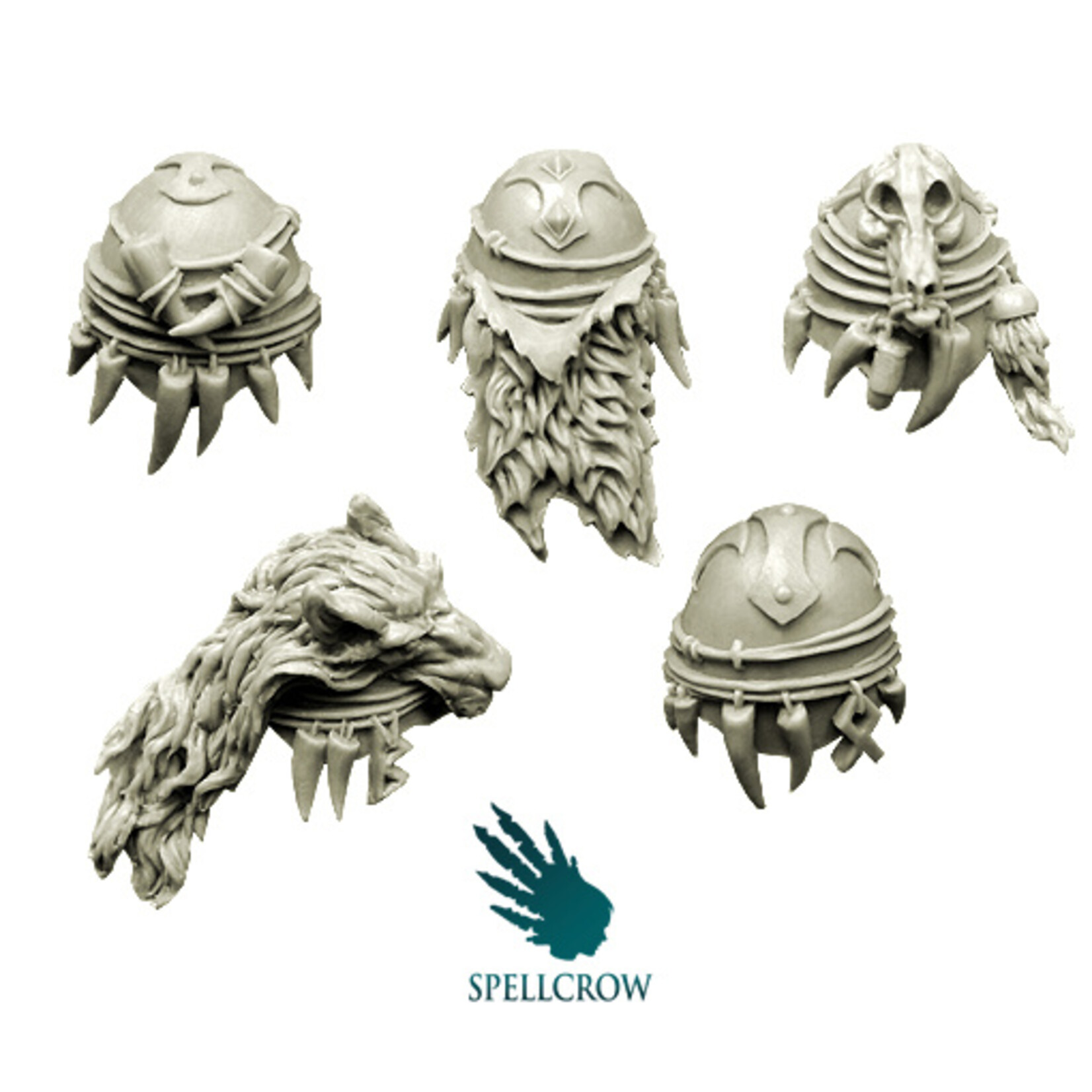 Spellcrow Wolves Space Knights Heavy Shoulder Pads