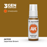 AK Interactive AK 3rd Gen Acrylics: Japanese Brown (17ml)