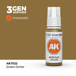 AK Interactive AK 3rd Gen Acrylics: Green Ocher (17ml)