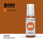 AK Interactive AK 3rd Gen Acrylics: Orange Brown (17ml)