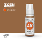 AK Interactive AK 3rd Gen Acrylics: Cork (17ml)