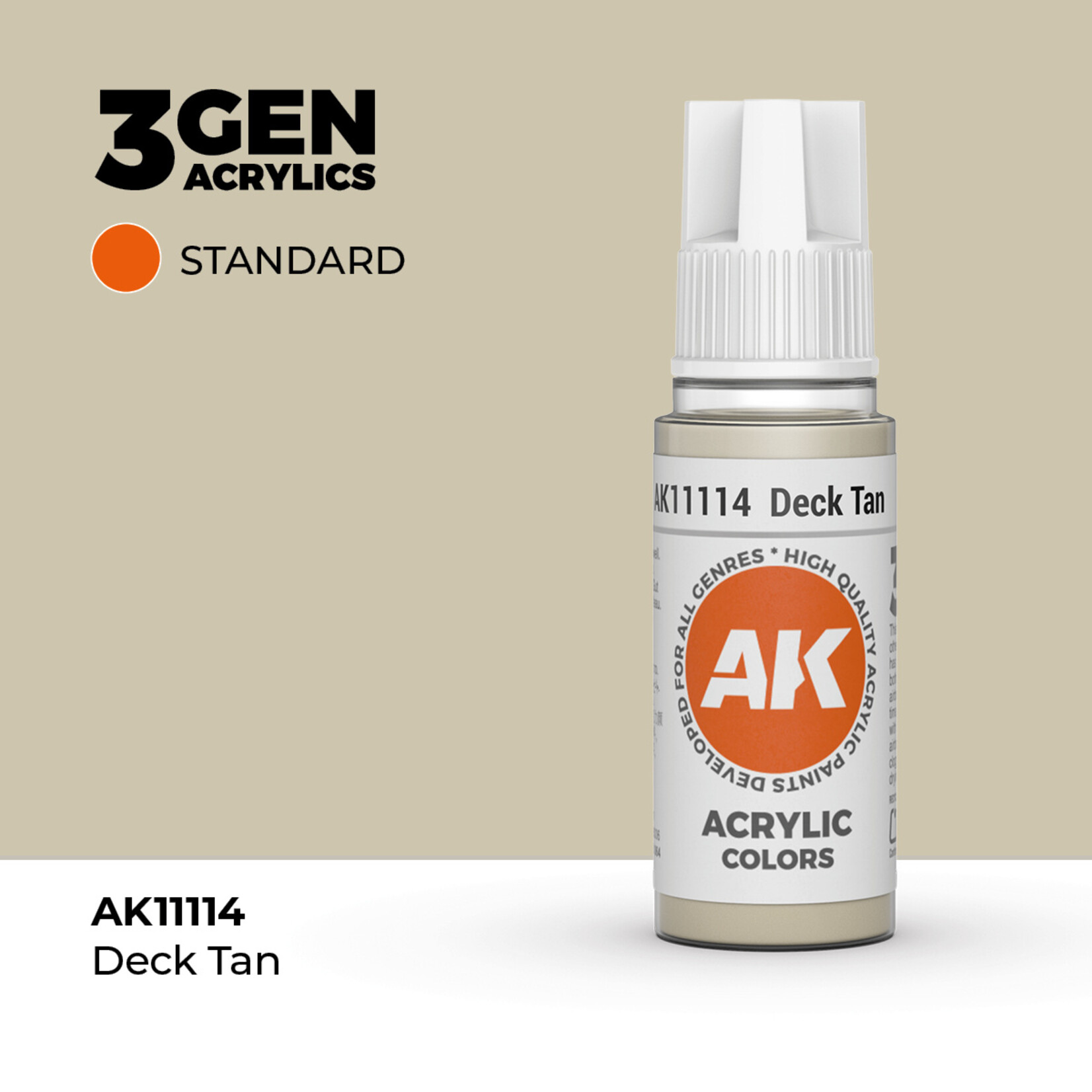 AK Interactive AK 3rd Gen Acrylics: Deck Tan (17ml)
