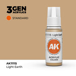 AK Interactive AK 3rd Gen Acrylics: Light Earth (17ml)