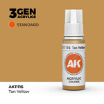 AK Interactive AK 3rd Gen Acrylics: Tan Yellow (17ml)