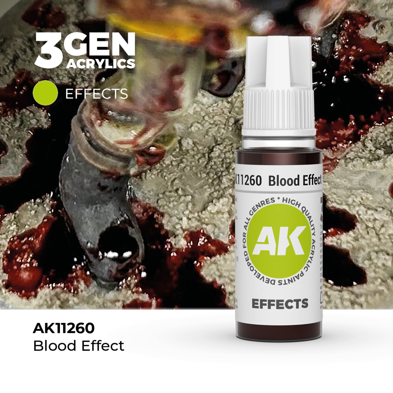 AK Interactive AK 3rd Gen Acrylics: Blood Effects (17ml)