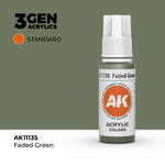 AK Interactive AK 3rd Gen Acrylics: Faded Green (17ml)