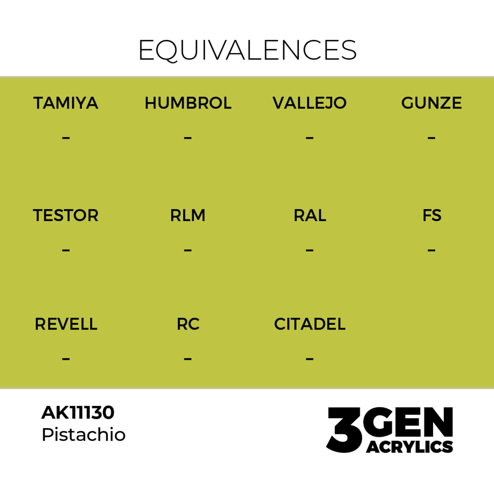 AK Interactive AK 3rd Gen Acrylics: Pistachio (17ml)