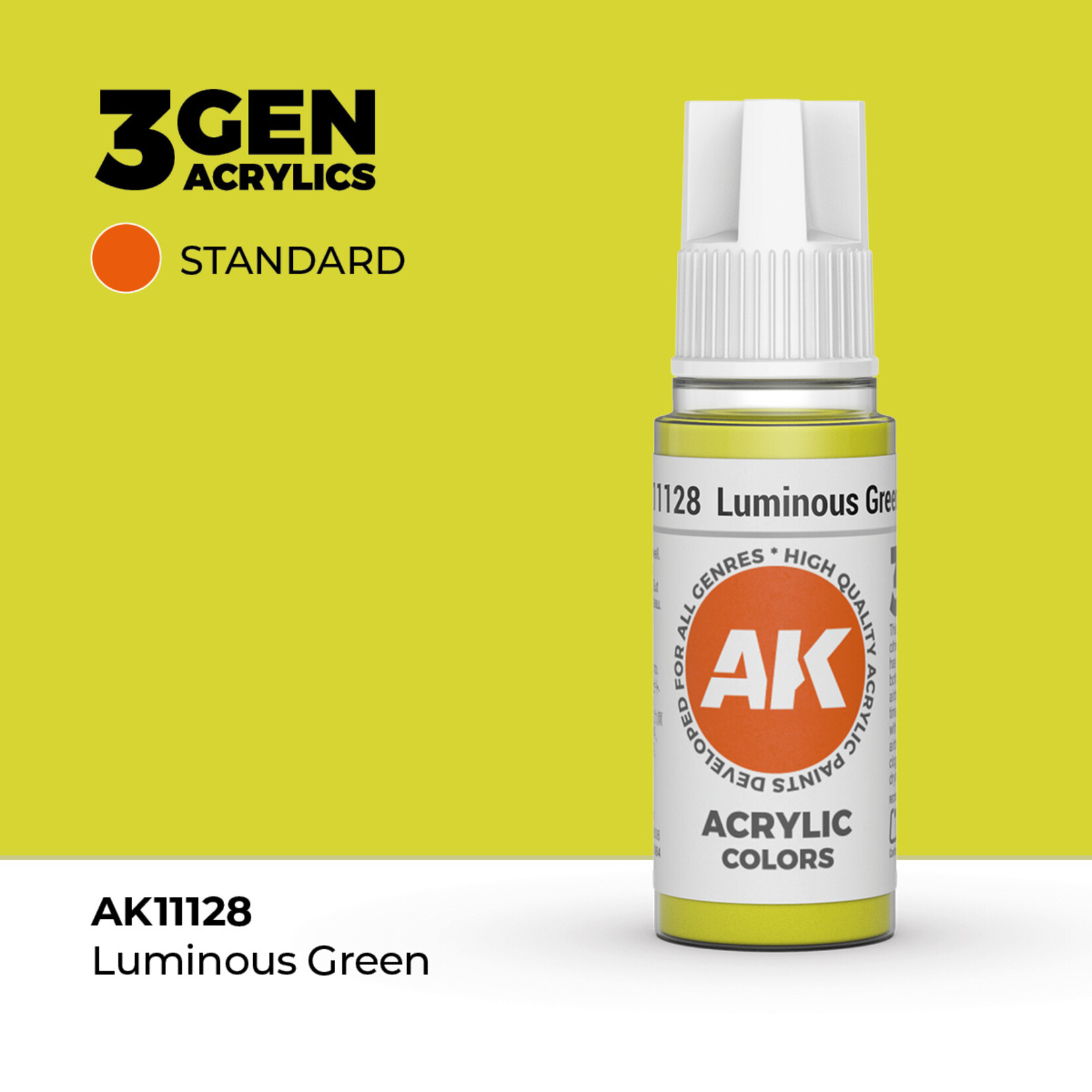 AK Interactive AK 3rd Gen Acrylics: Luminous Green (17ml)