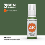 AK Interactive AK 3rd Gen Acrylics: Intermediate Green (17ml)