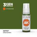 AK Interactive AK 3rd Gen Acrylics: Olive Green (17ml)